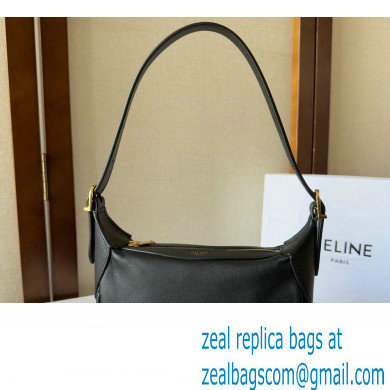 Celine MINI ROMY Bag in SUPPLE CALFSKIN Black 2024 - Click Image to Close
