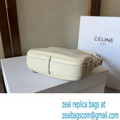 Celine MINI ROMY Bag in SUPPLE CALFSKIN White 2024