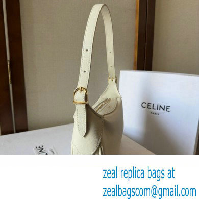 Celine MINI ROMY Bag in SUPPLE CALFSKIN White 2024