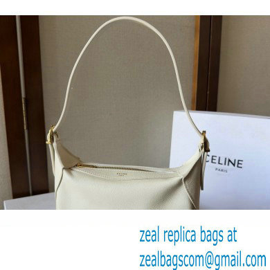 Celine MINI ROMY Bag in SUPPLE CALFSKIN White 2024 - Click Image to Close