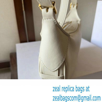 Celine MINI ROMY Bag in SUPPLE CALFSKIN White 2024 - Click Image to Close