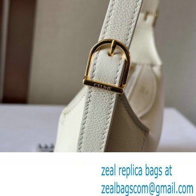 Celine MINI ROMY Bag in SUPPLE CALFSKIN White 2024