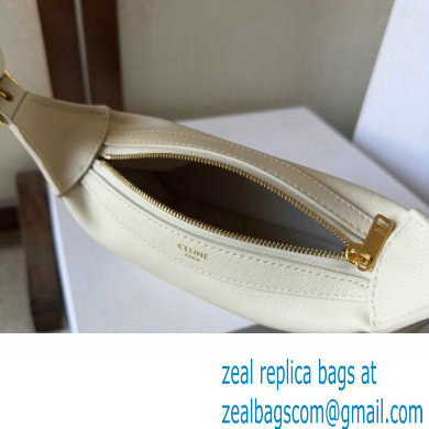 Celine MINI ROMY Bag in SUPPLE CALFSKIN White 2024