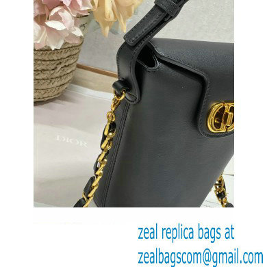 Dior 30 Montaigne Mini Bucket Bag In Calfskin Black 2024