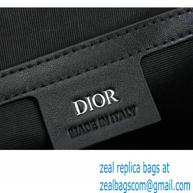 Dior Hit The Road Bag with Strap in Black CD Diamond Canvas