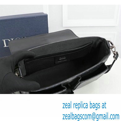 Dior Hit The Road Bag with Strap in Black CD Diamond Canvas