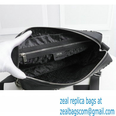 Dior Messenger Bag in Beige and Black Dior Oblique Jacquard