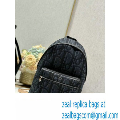 Dior Rider Backpack Bag in Black Maxi Dior Oblique Jacquard 2024