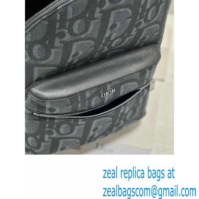 Dior Rider Backpack Bag in Black Maxi Dior Oblique Jacquard 2024 - Click Image to Close