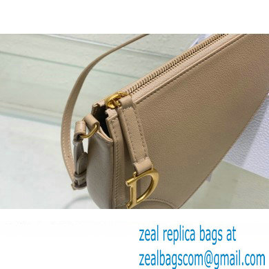 Dior Saddle Shoulder Pouch Bag in Beige Goatskin 2024 - Click Image to Close