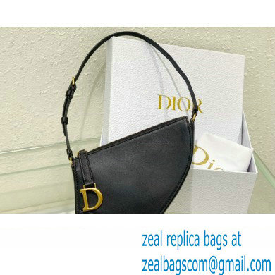 Dior Saddle Shoulder Pouch Bag in Black Goatskin 2024 - Click Image to Close