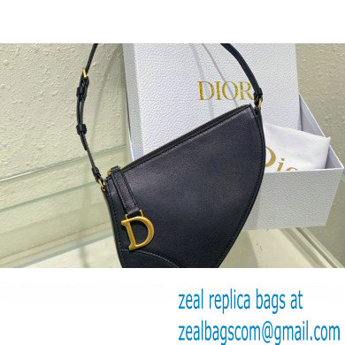 Dior Saddle Shoulder Pouch Bag in Black Goatskin 2024 - Click Image to Close