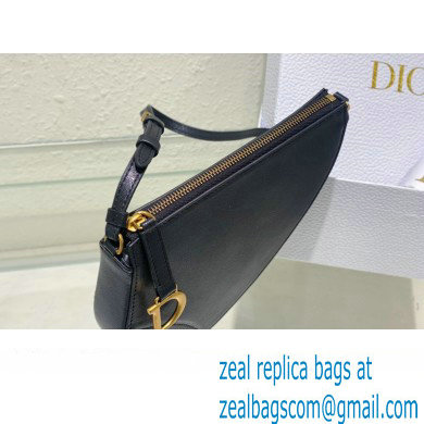 Dior Saddle Shoulder Pouch Bag in Black Goatskin 2024 - Click Image to Close