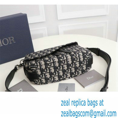 Dior Saddle Soft Mini Bag in Beige and Black Dior Oblique Jacquard
