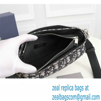 Dior Saddle Soft Mini Bag in Beige and Black Dior Oblique Jacquard