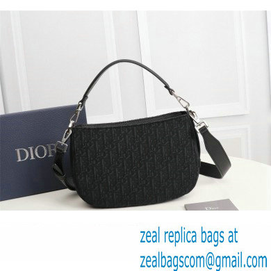 Dior Saddle Soft Mini Bag in Black Dior Oblique Jacquard