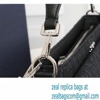 Dior Saddle Soft Mini Bag in Black Dior Oblique Jacquard