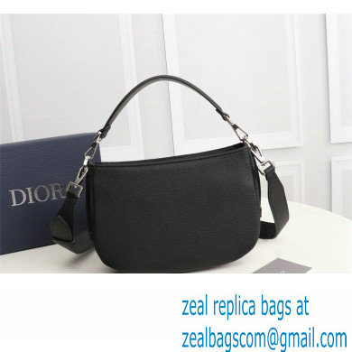 Dior Saddle Soft Mini Bag in Black Grained Calfskin