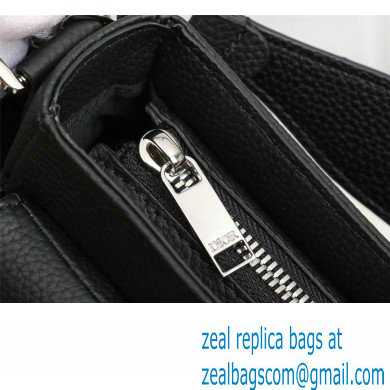 Dior Saddle Soft Mini Bag in Black Grained Calfskin