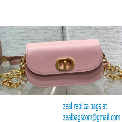 Dior Small 30 Montaigne Avenue Bag in Box Calfskin Pink 2024