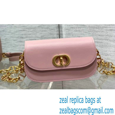Dior Small 30 Montaigne Avenue Bag in Box Calfskin Pink 2024