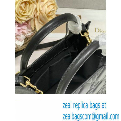 Dior Small Book Tote Bag in Black Cannage Lambskin 2024 - Click Image to Close