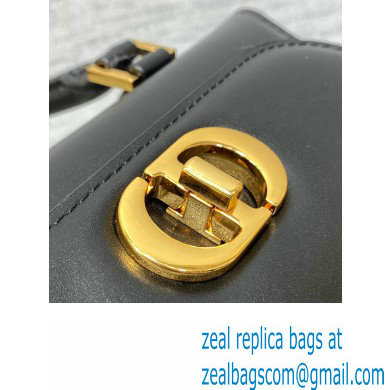 Dior Small Boston Bag in Black Box Calfskin 2024