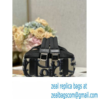 Dior Small Rider Backpack Bag in Beige and Black Maxi Dior Oblique Jacquard 2024
