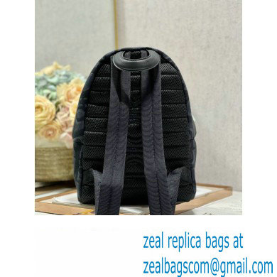 Dior Small Rider Backpack Bag in Black Maxi Dior Oblique Jacquard 2024