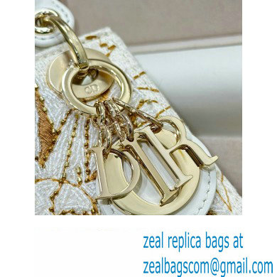Dior Small Trunk Bag in Beige Multicolor Reve D'infini Sbalzo Leather 2024 - Click Image to Close