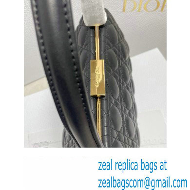 Dior Top Handle Bag in Black Cannage Lambskin 2024 - Click Image to Close