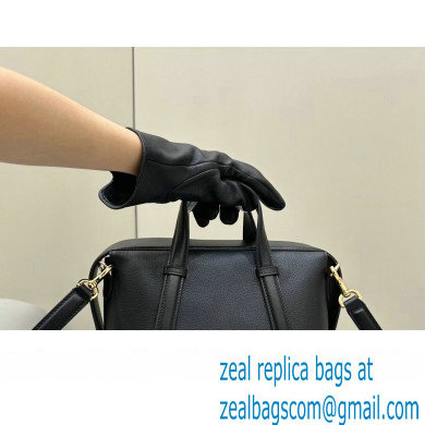 Fendi Boston 365 Bag in Black leather 2024