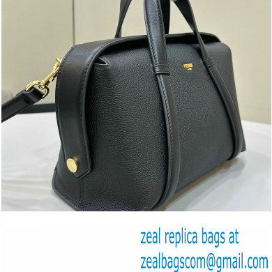 Fendi Boston 365 Bag in Black leather 2024 - Click Image to Close