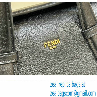 Fendi Boston 365 Bag in Black leather 2024