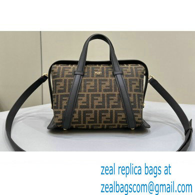 Fendi Boston 365 Bag in Brown FF jacquard fabric 2024