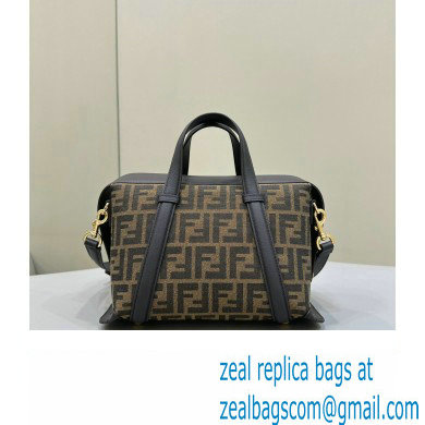 Fendi Boston 365 Bag in Brown FF jacquard fabric 2024