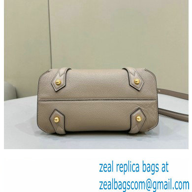 Fendi Boston 365 Bag in Dove gray leather 2024 - Click Image to Close