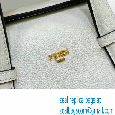 Fendi Boston 365 Bag in White leather 2024