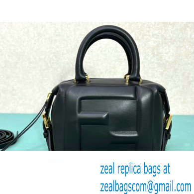 Fendi FF Cube Mini Bag in nappa-leather Black 2024