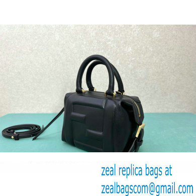 Fendi FF Cube Mini Bag in nappa-leather Black 2024 - Click Image to Close