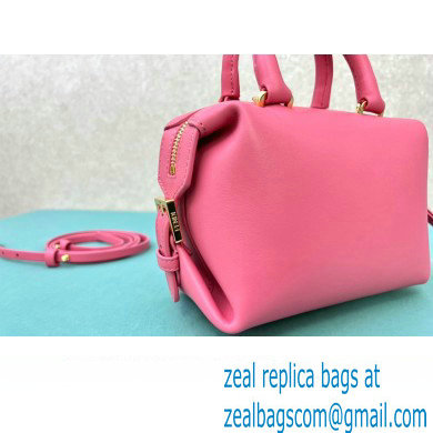 Fendi FF Cube Mini Bag in nappa-leather Pink 2024