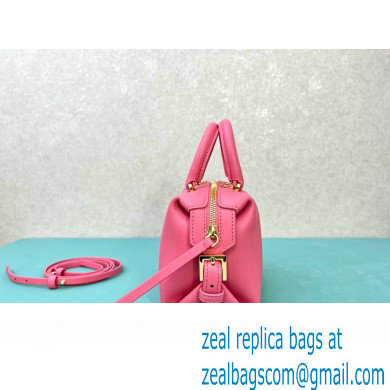 Fendi FF Cube Mini Bag in nappa-leather Pink 2024