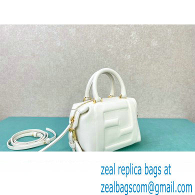 Fendi FF Cube Mini Bag in nappa-leather White 2024