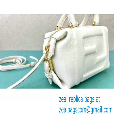 Fendi FF Cube Mini Bag in nappa-leather White 2024