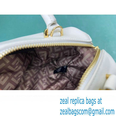 Fendi FF Cube Mini Bag in nappa-leather White 2024