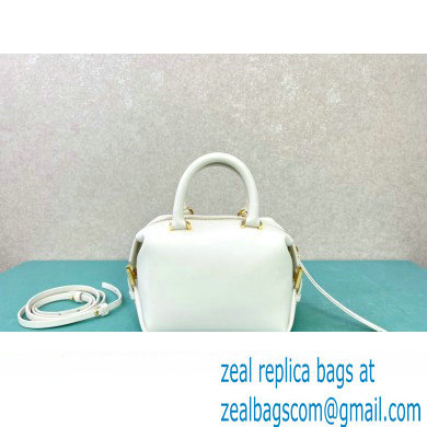 Fendi FF Cube Mini Bag in nappa-leather White 2024
