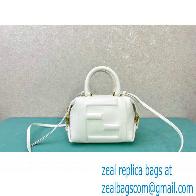 Fendi FF Cube Mini Bag in nappa-leather White 2024