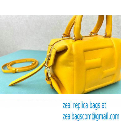 Fendi FF Cube Mini Bag in nappa-leather Yellow 2024