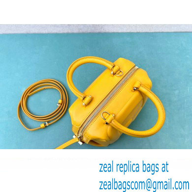 Fendi FF Cube Mini Bag in nappa-leather Yellow 2024