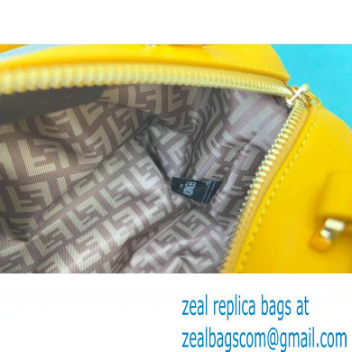 Fendi FF Cube Mini Bag in nappa-leather Yellow 2024